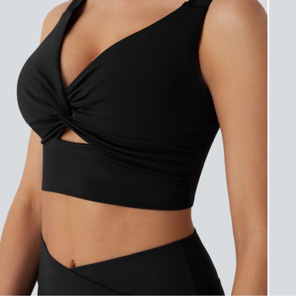 Halara Black Crop Top - Picture 2 of 5